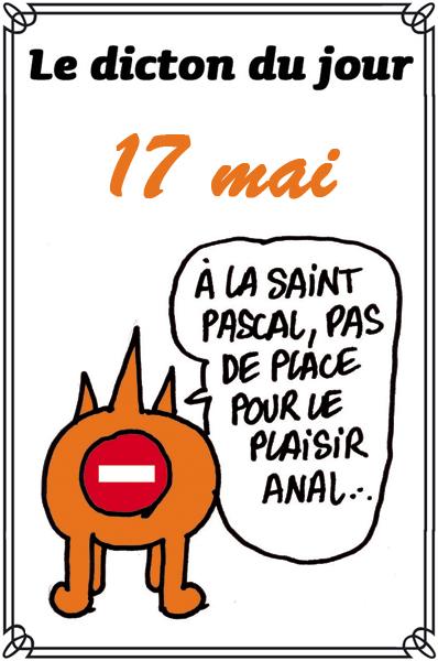 Dicton du jour le 17 mai