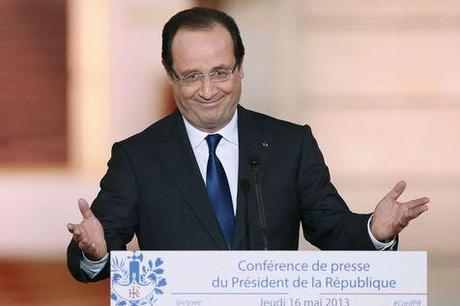 Le chat et la souris : indiscrétion 519087-francois-hollande-le-16-mai-2013-