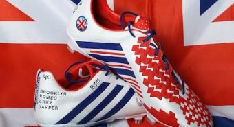 La paire de chaussure de Beckham pour sa der au Parc Beckam