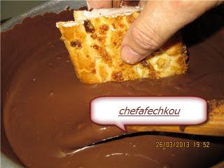 Leçon illustrées de Pâte à choux5/carrés au chocolat