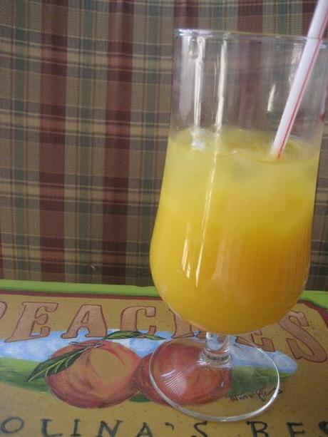 Drink ensoleillé du printemps