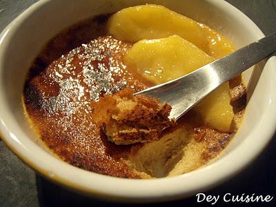 Crème brulée au praliné