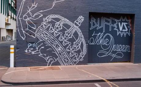 Buff Diss et le Tape Art - Street Art