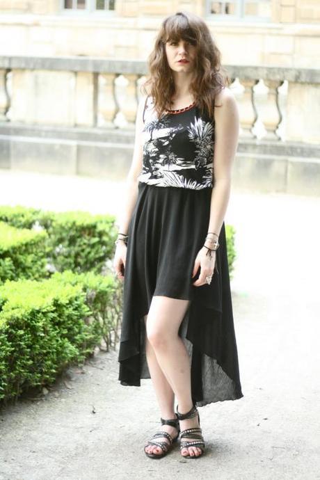 look jupe asymetrique