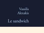 sandwich, Vassilis Alexakis