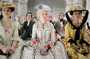 Marie-Antoinette, interprétée par Kirsten Dunst