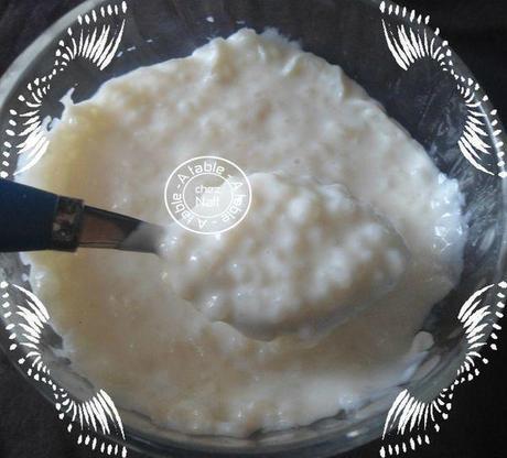 riz au lait à la fève de tonka