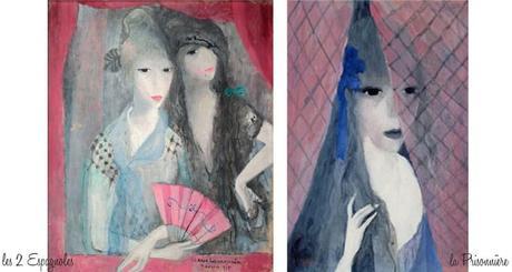 les deux espagnoles, la prisonnière, marie laurencin exposition musée marmottan monet paris, art déco