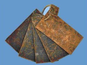 Plaques de cuivre de Sankama, 1180 après JC, dynastie de Kalachuri. 