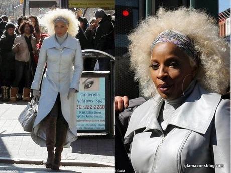 MARY J BLIGE : SA DETTE DE PRESQUE 4 MILLIONS DE DOLLARS A L'ETAT (picture with afro natural hair wig)
