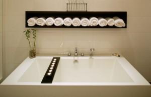 executive bathroom in luxury home