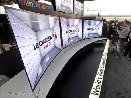 LG commercialise son téléviseur OLED courbe de 55 pouces en Corée
