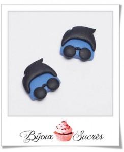 puces d'oreilles fimo