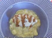 Semoule lait rhubarbe caramel crémeux (Dessert express)