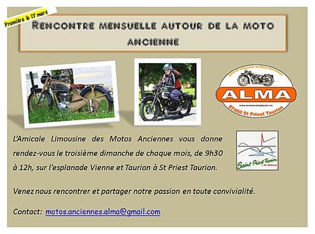 Rassemblement mensuel motos anciennes
