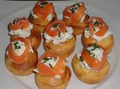 Cupcakes saumon fume