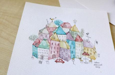 dessin du soir !! j'ai tout plein de boulot en ce moment ...