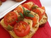 Tartines thon, tomates cerises basilic