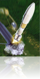 Image d'artiste de la fusée Ariane 6. Crédits : CNES 2012. 