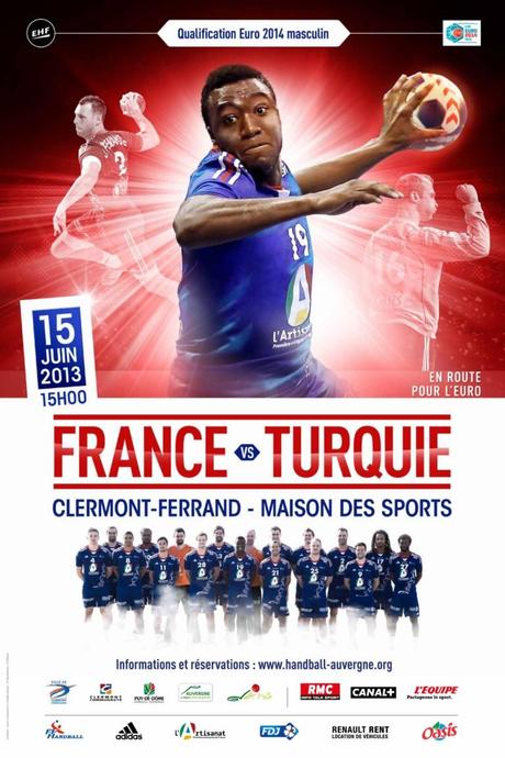 Handball / Les Experts : France – Turquie, le 15 juin à la Maison des Sports de Clermont-Fd