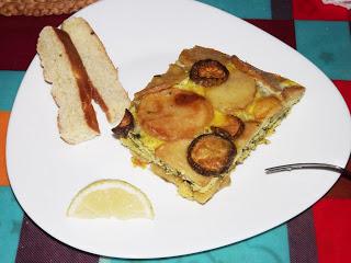 Tajine Tunisien poulet courgette et pomme de terre.