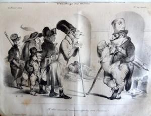 Une caricature de Daumier