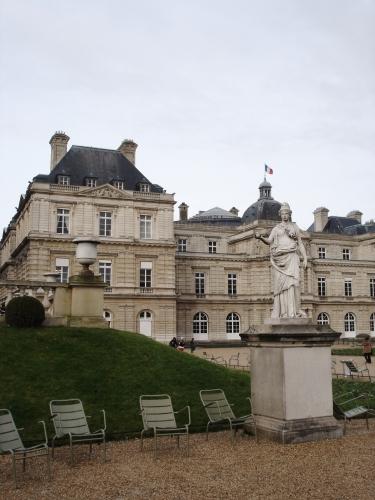 jardin, luxembourg, sénat, paris, parc