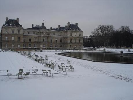 jardin, luxembourg, sénat, paris, parc