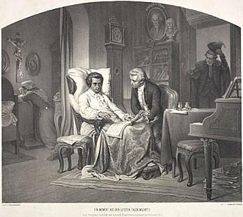 Eduard Friedrich Leybold Un moment des derniers jours de Mo