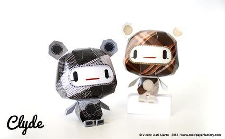 Clyde papertoys de Vicenç Lletí Alarte