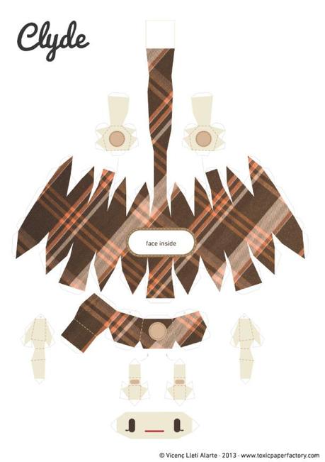 Clyde papertoys de Vicenç Lletí Alarte