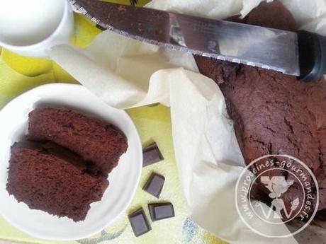 Gâteau au chocolat & courgette {sans beurre/sans gluten/sans lactose}