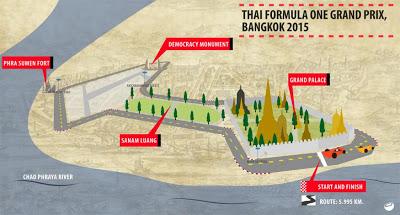 Grand prix F1 de Thaïlande 2015 à Bangkok compromis ?