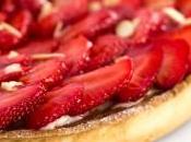 Tarte fraises crème amandes pâtissière vanillée