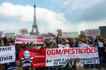 La manifestation contre Monsanto a réunit des milliers de citoyens dans toute l'Europe