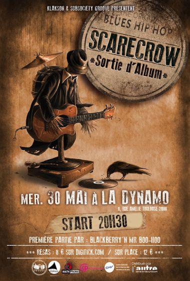Scarecrow: Sortie d'album à la Dynamo le 30 mai 2013
