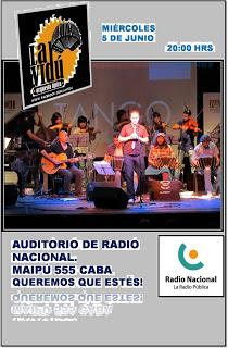 La Vidú en concert à Radio Nacional [à l'affiche]