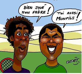 Monfils et Tsonga à Roland Garros  