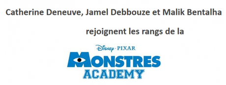 Catherine Deneuve, Jamel Debbouze et Malik Bentalha rejoignent les rangs de la Monstres Academy pour la version française du film – Au cinéma le 10 juillet 2013‏