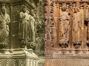 L'annonciation, ébrasement grand portail cathédrale Reims