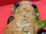 Galette pois chiches sésame