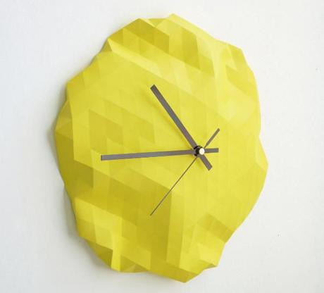 Horloge origami par Raw Dezign