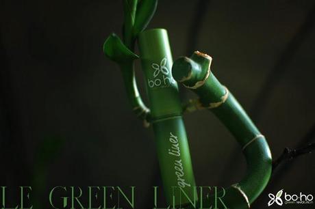 boho cosmetics - green liner - eye liner - black liner - bambou- produit écologique - origine naturelle