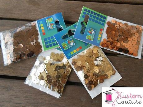 Paillettes utilisées pour customisation tee-shirt | Kustom Couture