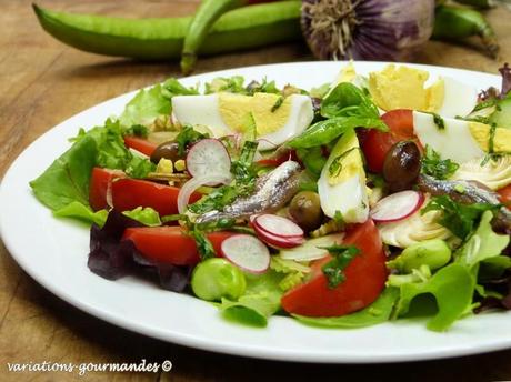La salade niçoise (La salada nissarda)