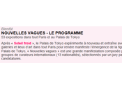 Prochainement Palais TOKYO…………………………"The Black Moon" juin Septembre 2013