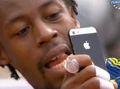 Gaël Monfils: Encore iPhone Roland Garros...
