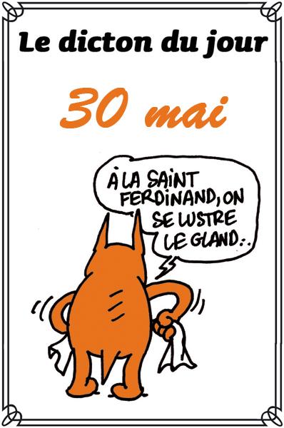 Dicton du jour 31 mai