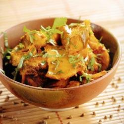 Curry d'aubergines
