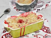 Crumble fraises noix coco